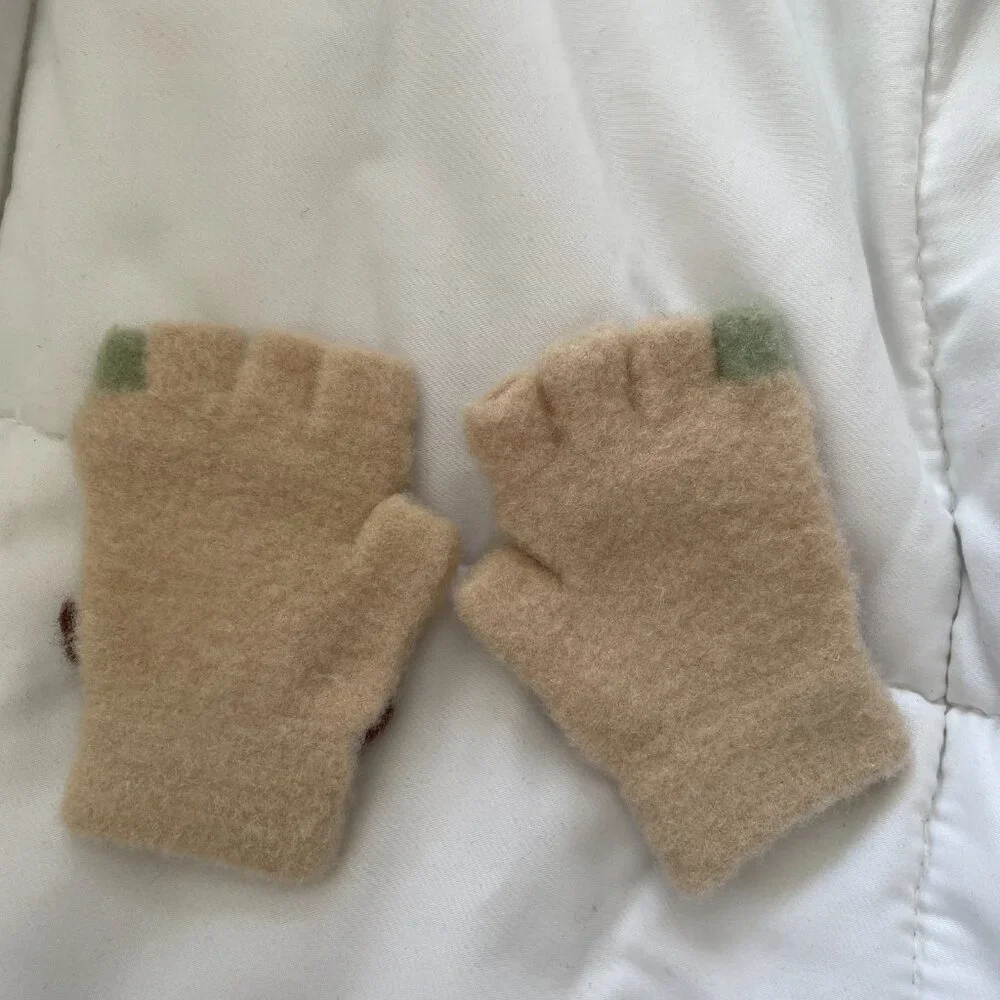 Toddler Fingerless Glove Mittens 18-24M